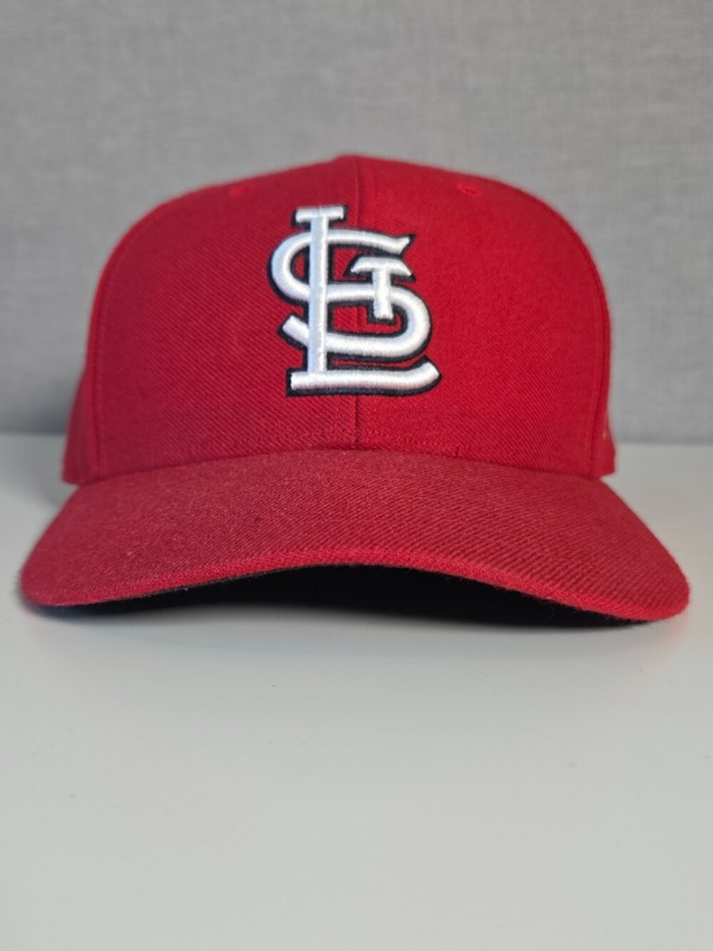 St Louis Cardinals 47 Brand MVP Adjustable Hat Red White STL Logo MLB